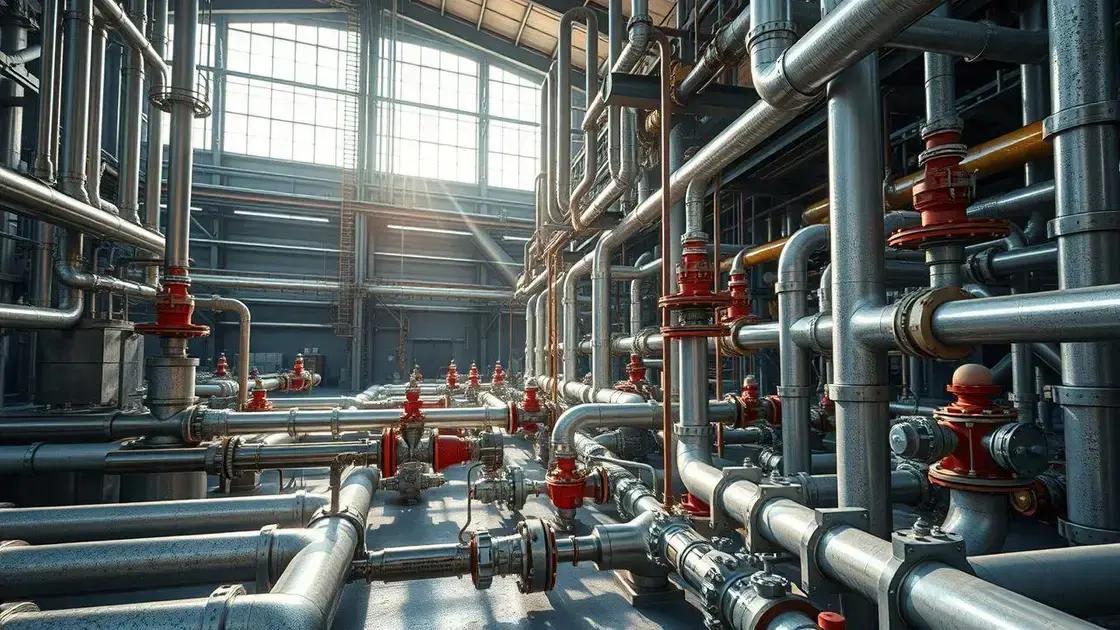 O que envolve a tubulação industrial?