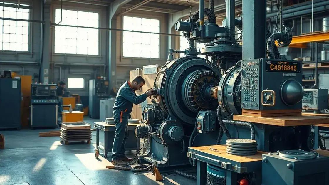 Importância do reparo de máquinas na indústria