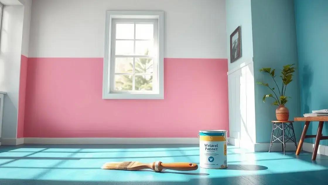 Pintura e vedação: dicas essenciais para resultados duradouros
