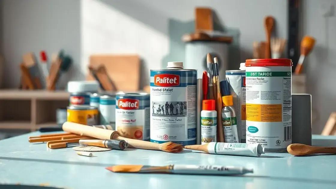 Materiais ideais para pintura e vedação